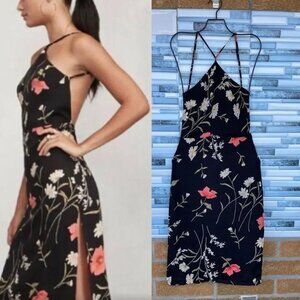 Reformation floral print dress size 2